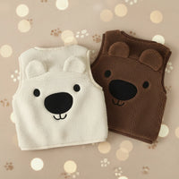 Thumbnail for Baby Bear Fleece Vest – Varm og blød – Børnevest med bjørnemotiv