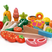 Thumbnail for MiniChef – Sjovt og kreativt – Magnetisk køkkenlegetøjssæt i træ