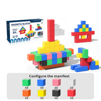 Thumbnail for Magnet Toys – Lære og bygge – Magnetiske byggeklodser