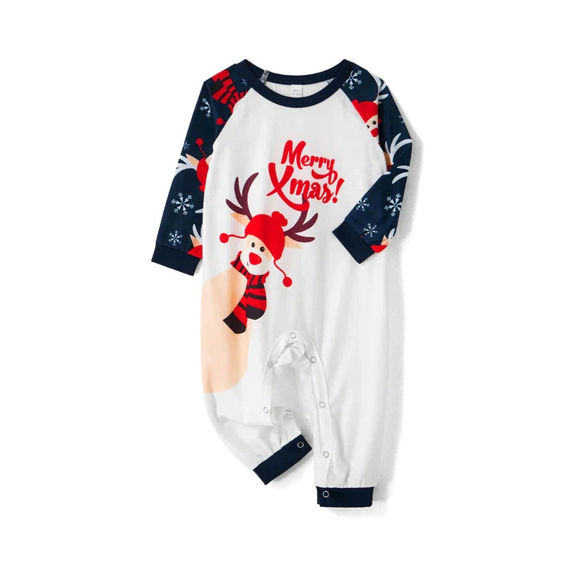 Mini Fashion™ - Sjov For Hele Familien - Julepyjamas-sæt