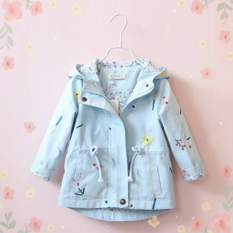 Girls Windbreaker Jacket – Let og stilfuld – børnejakke