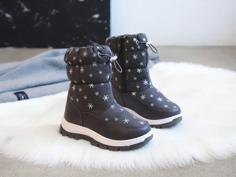Mini Fashion™ - Varme og Vandtætte - Snestøvler til Piger