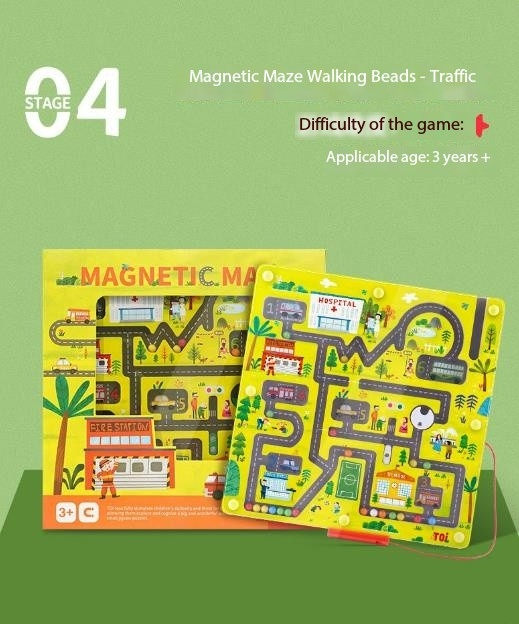 Traffic Maze Game™ - Magnetisk eventyr - Magnetisk labyrint