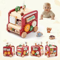 Thumbnail for BusyRide – Lærerigt og alsidigt – Træ Montessori aktivitetsbus