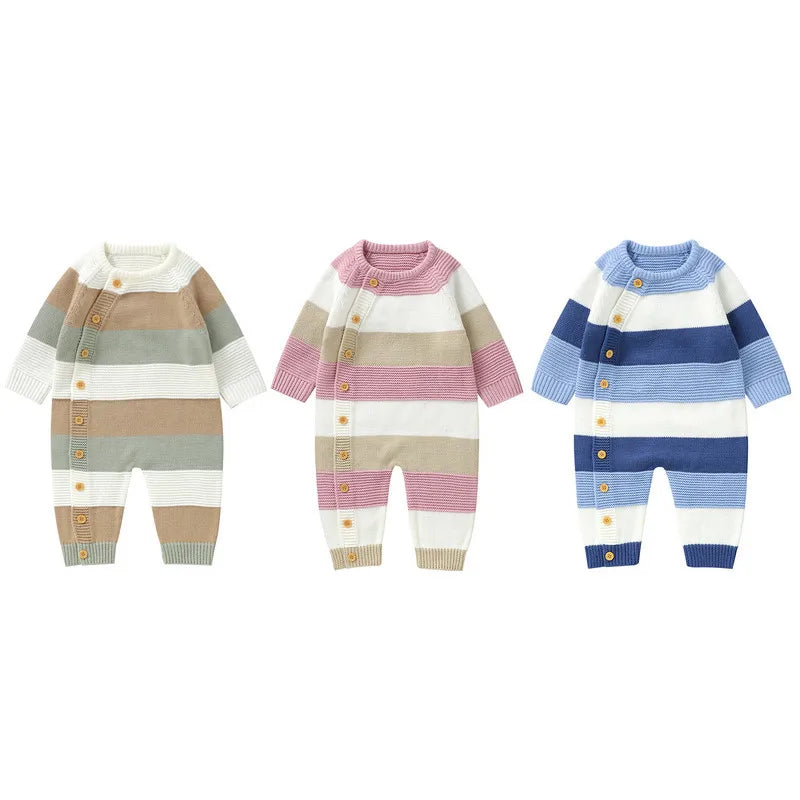 Mini Fashion™ - Varm og behagelig - Strikket Romper
