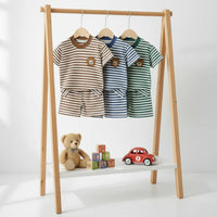 Thumbnail for Kids Stripe Outfit – Trendy & komfortabelt – Sommeroutfit til børn
