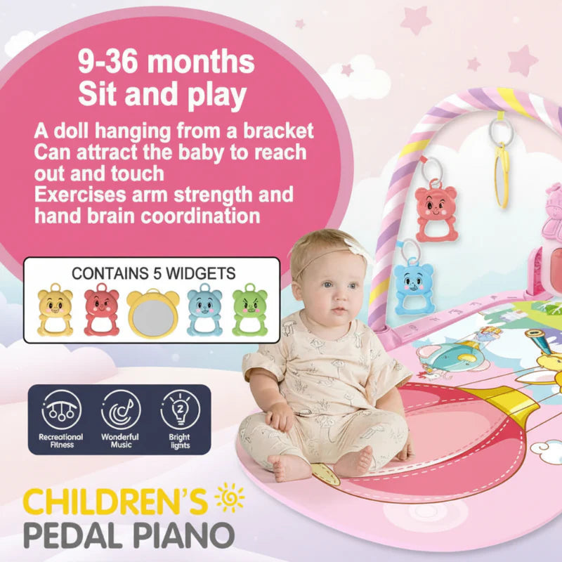 Musical Baby Play Gym – Farverigt og lærerigt – Baby Gym-tæppe