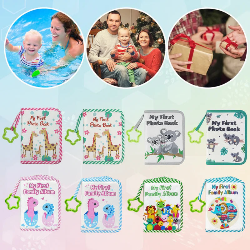 Baby Photo Album – Blødt & Minder – Fotobog i stof