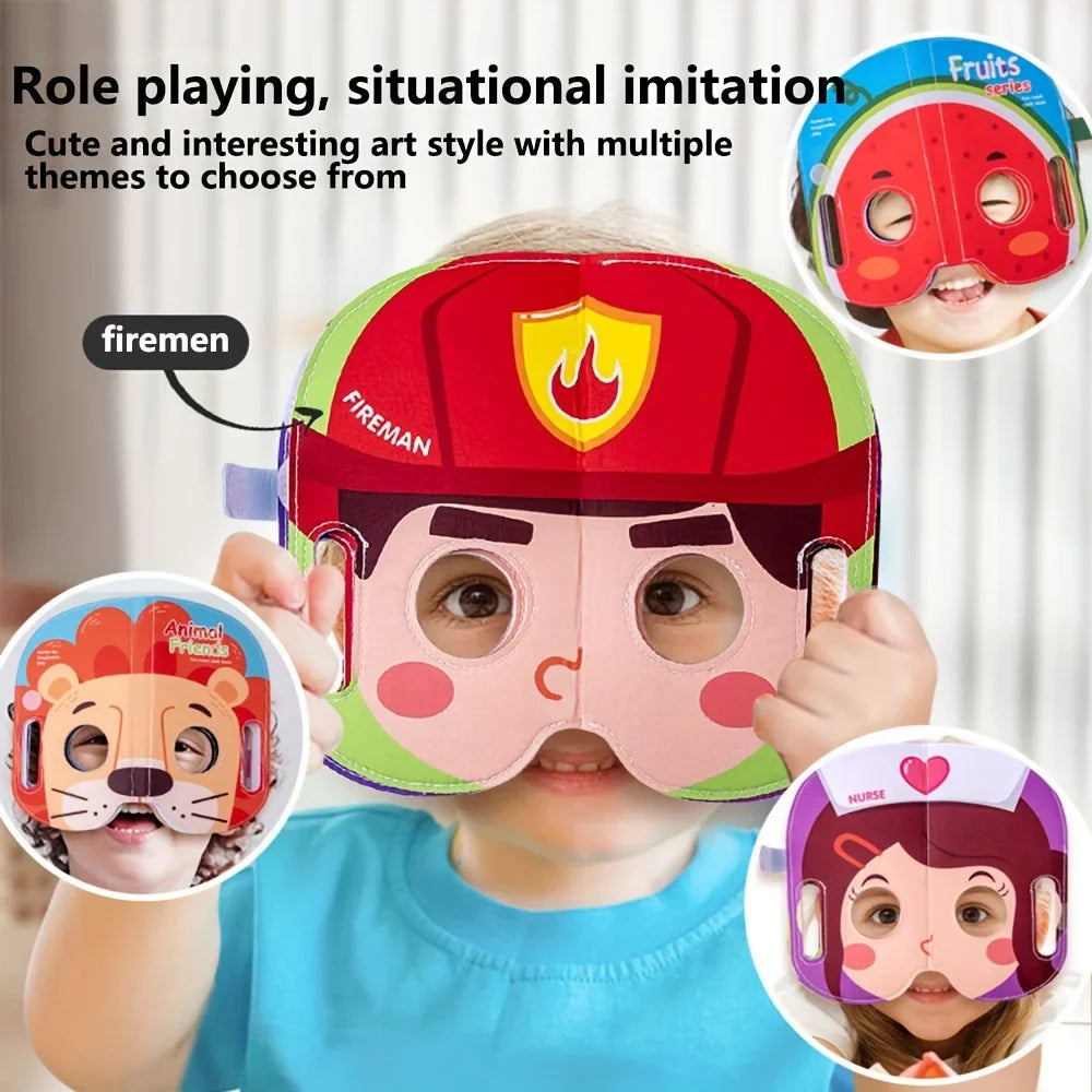 Mask Book™ – Baby lærer førstehåndsindtryk - stofmaskebog