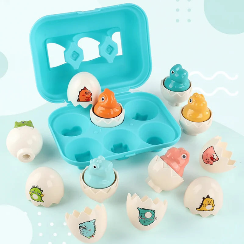 Montessori 3D Eggs Puzzle – En sjov påskeaktivitet – Æg-sorteringsspil