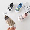 Mini Fashion™ - Blokeret mønster - Fleksibel slip-on-sko