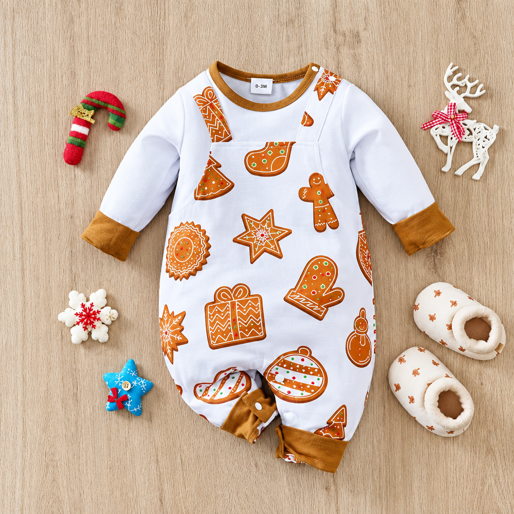 Mini Fashion™ - Blødt materiale - Baby-julekostume