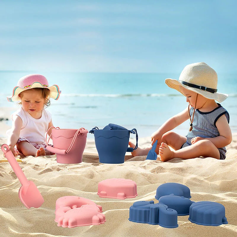 Silicone Beach Set™ - Strandspand til Sand Eventyr - Strandsæt i Silikone