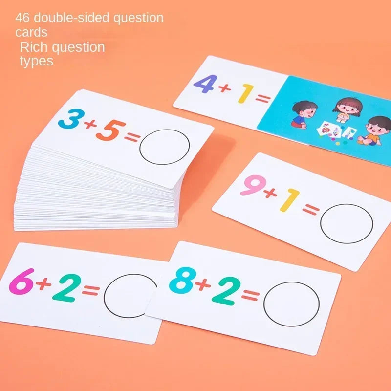 Math Tokens™ - Tælle og regne - Regnekort til børn