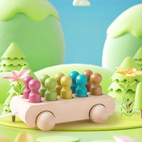 Thumbnail for Pop & Roll – Motoriske færdigheder og fantasi – Puiset nuket auto setti