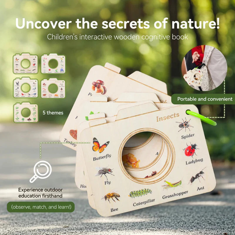 NatureBook – Naturudforskningssæt – Pædagogisk træramme