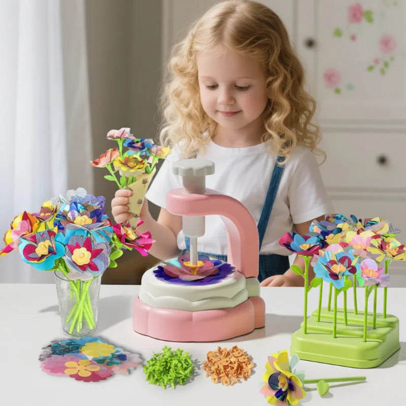 DIY Flower Bouquet Toy – Kreativt & interaktivt – Blomster-håndværkssæt