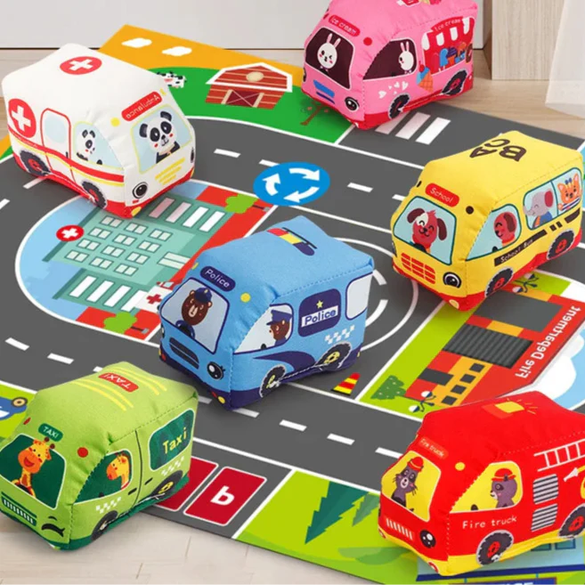 Car Playmat™ - Tegneserie-eventyr - Legemåtte og biler