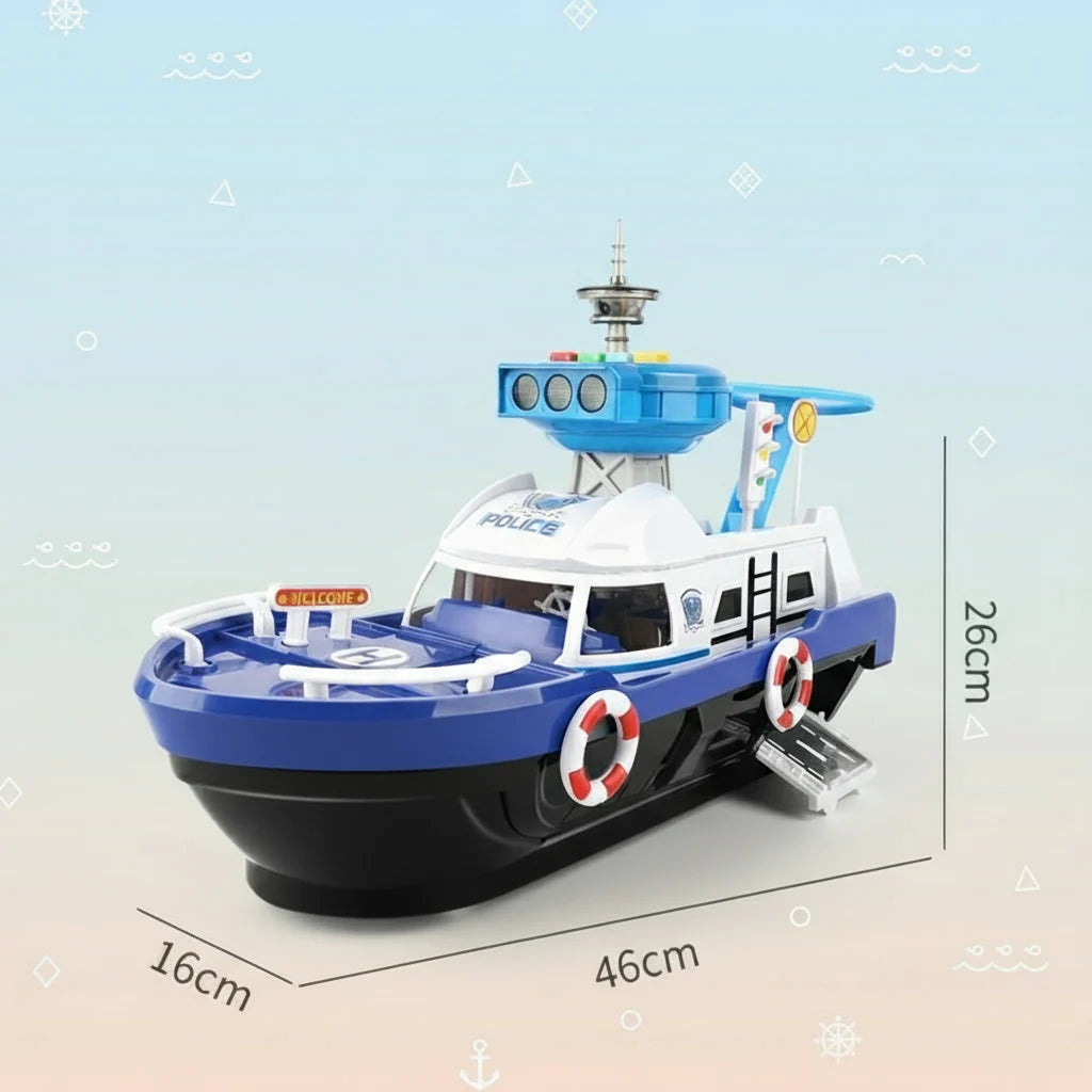 PlayHarbor – Musikalsk og interaktivt – legetøjsbåd med lys og lyd