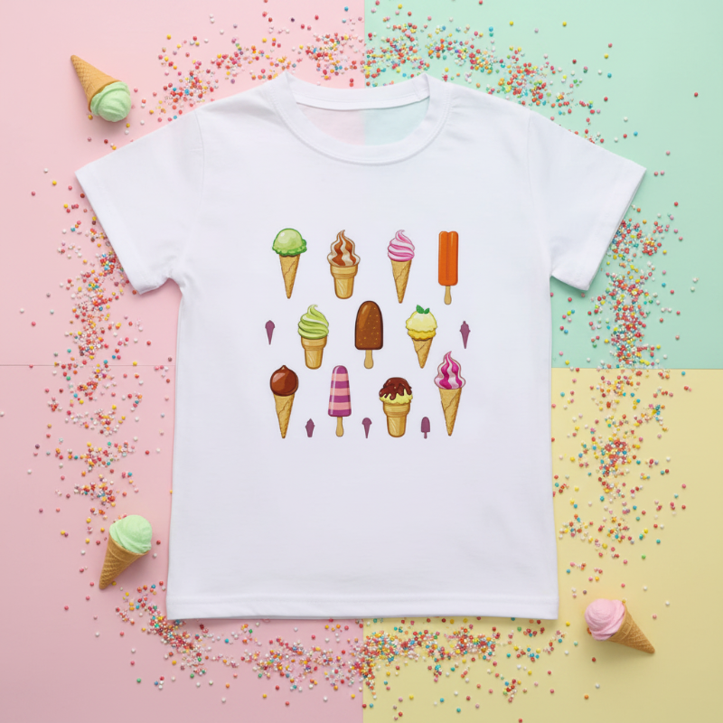 Boys & Girls Summer Tee – Komfortabel og legende – Børnet-shirt med sjovt print