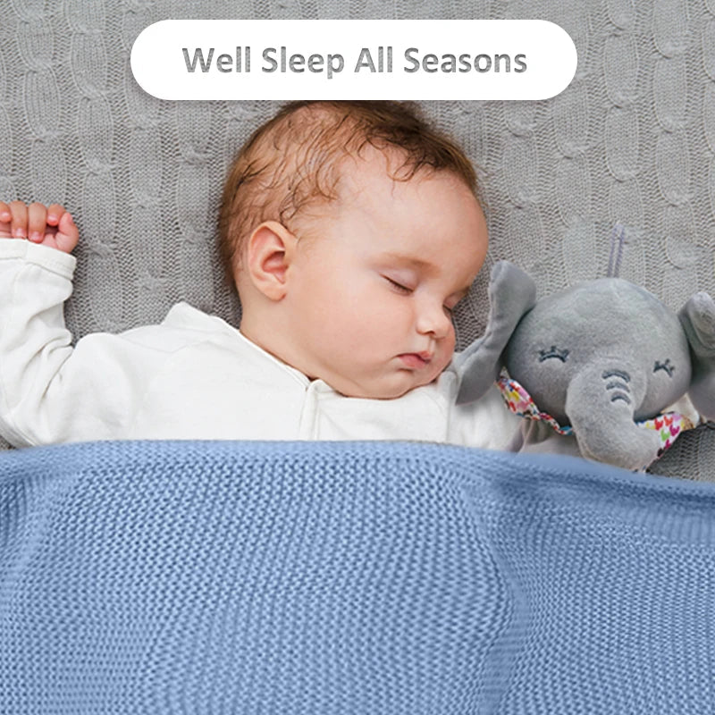 Personalized Baby Blanket – Blødt & unikt – Personligt broderet tæppe i bomuld
