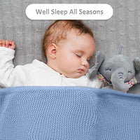 Thumbnail for Personalized Baby Blanket – Blødt & unikt – Personligt broderet tæppe i bomuld