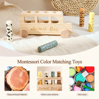 Thumbnail for PressBus – Montessori & Lærerigt – Træ Tryk Legebus