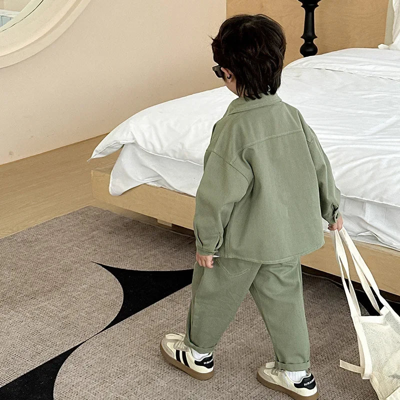 Boys Fashion – Trendy & komfort – Cargo-sæt til drenge
