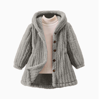 Thumbnail for Mini Fashion™ - Blødt inderfor i fleece til piger - Vinterfrakke