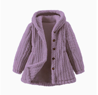 Thumbnail for Mini Fashion™ - Blødt inderfor i fleece til piger - Vinterfrakke