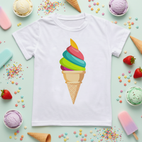 Thumbnail for Boys & Girls Summer Tee – Komfortabel og legende – Børnet-shirt med sjovt print