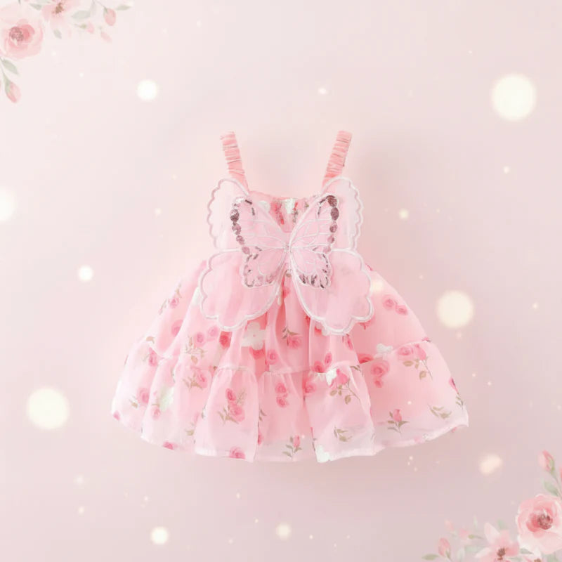 Girls Butterfly Dress – Sød & luftig – børnekjole