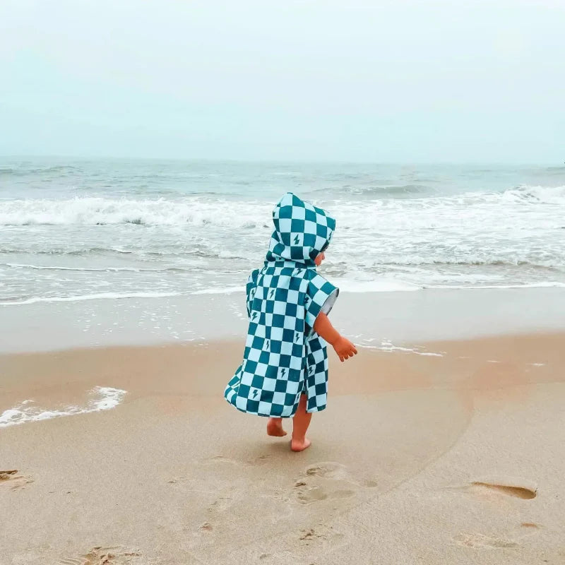 Personalized Hooded Towel – Blødt & unikt – Personlig badekåbe til børn