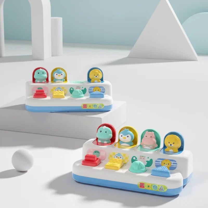 Pop Up Activity Toy – Udforsk & Lær – Sensorisk babylegetøj