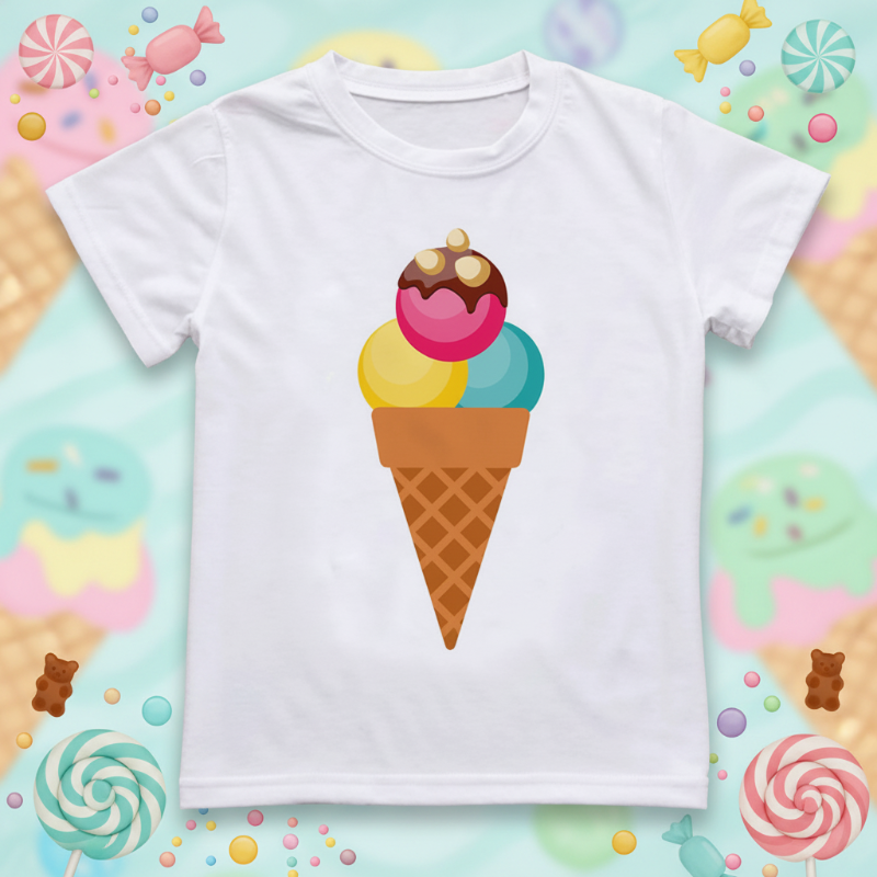 Boys & Girls Summer Tee – Komfortabel og legende – Børnet-shirt med sjovt print