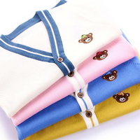 Thumbnail for CozziWear – Varm og trendy – strikket vest med bjørne