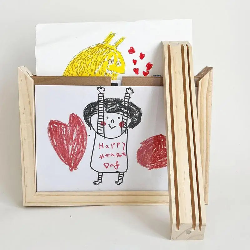 Mini Masterpiece - Forandring og beundring - Kunstramme til børn