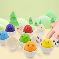 Thumbnail for Montessori 3D Eggs Puzzle – En sjov påskeaktivitet – Æg-sorteringsspil