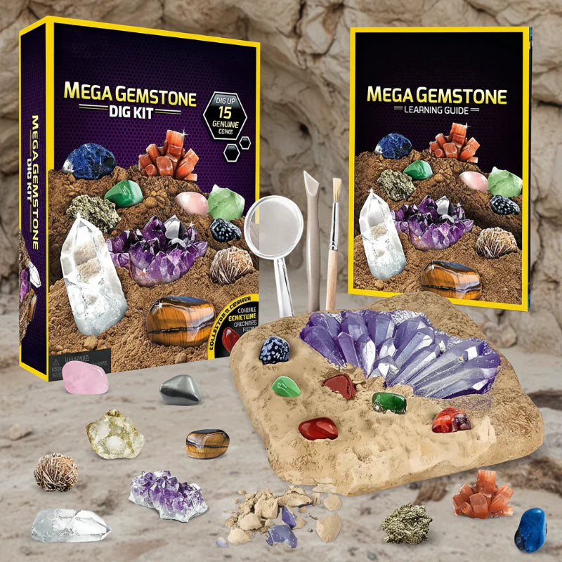 Gemstone Dig Kit – Opdagelse & læring – Krystaludgravningssæt