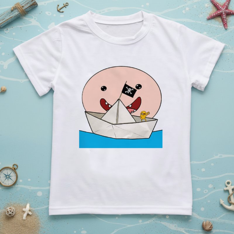 Boys & Girls Summer Tee – Komfortabel og legende – Børnet-shirt med sjovt print