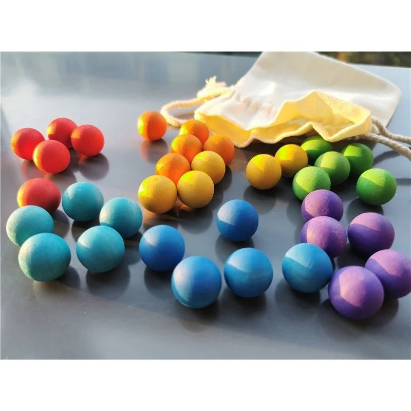 Rainbow Balls™ – Trækugler i regnbuens farver