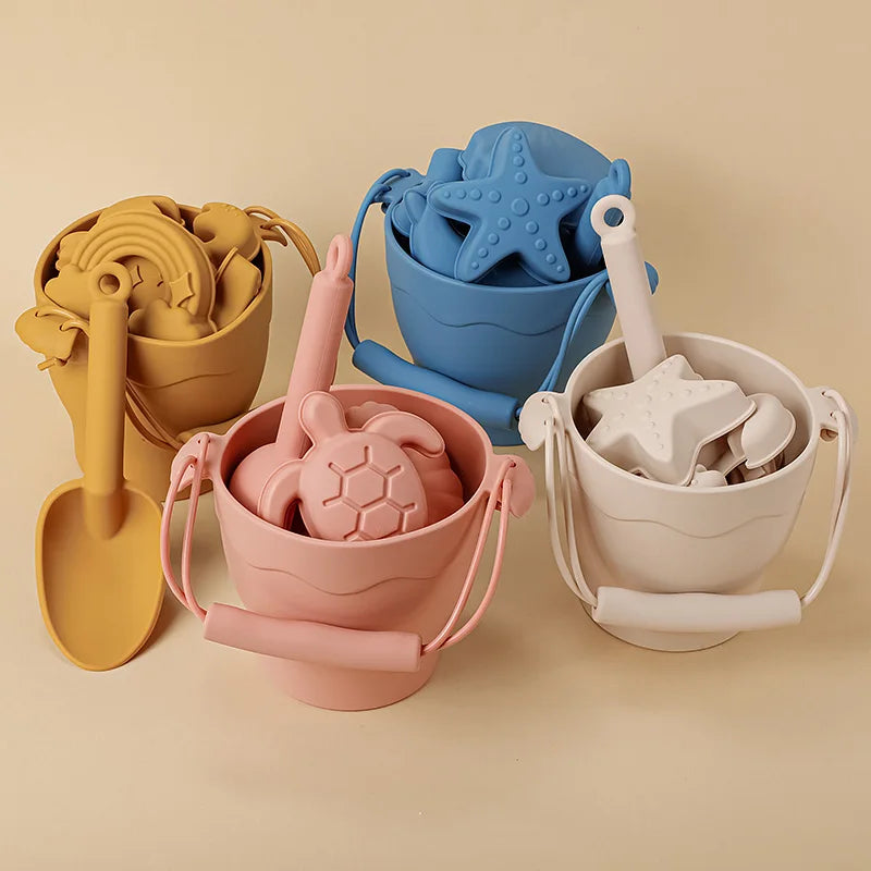 Silicone Beach Set™ - Strandspand til Sand Eventyr - Strandsæt i Silikone