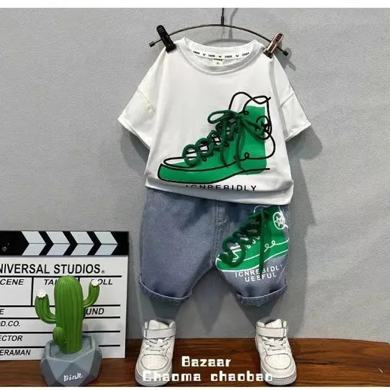 Mini Fashion™ - Klar Til Sommeren- Sommersæt til drenge