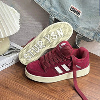 Thumbnail for UrbanStep – Trendy og komfortabel – Bordeauxrød sneaker