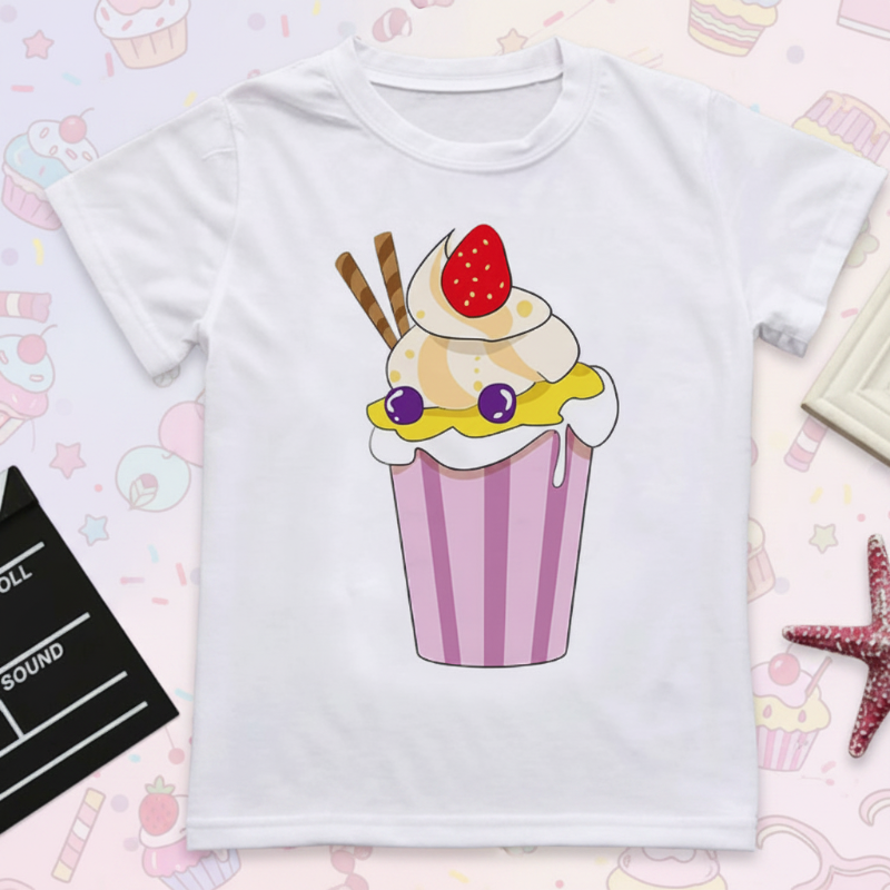 Boys & Girls Summer Tee – Komfortabel og legende – Børnet-shirt med sjovt print