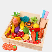 Thumbnail for MiniChef – Sjovt og kreativt – Magnetisk køkkenlegetøjssæt i træ