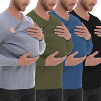 Thumbnail for Kangaroo Pocket Shirt – Komfortabel og praktisk – T-shirt-bæresele til mænd