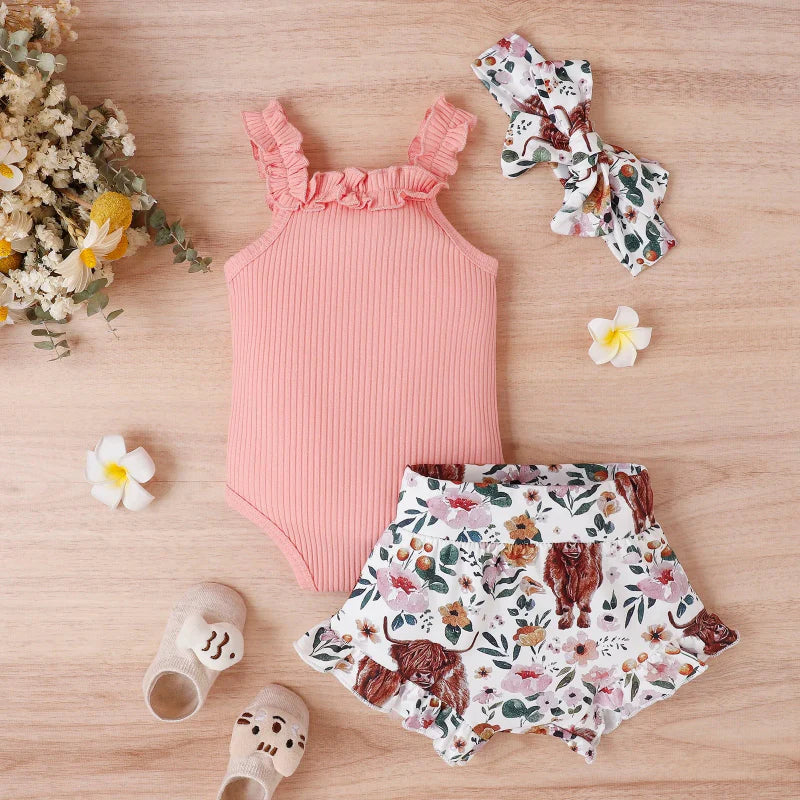 Baby Girl Summer Outfit – Sødt & luftigt – babytøjssæt