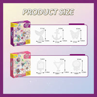 Thumbnail for DIY Crystal Keychain Kit – Kreativt & legesygt – Nøglerings-håndværkssæt