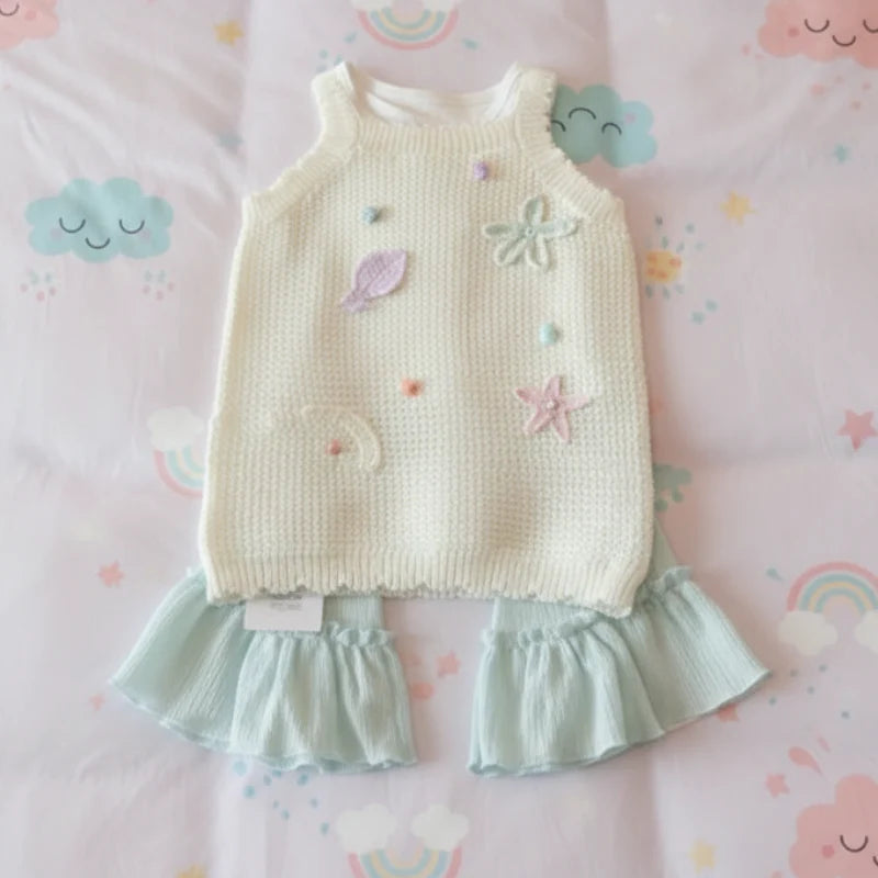 Girls Summer Outfit – Trendy og behageligt – Sommer-sæt til børn